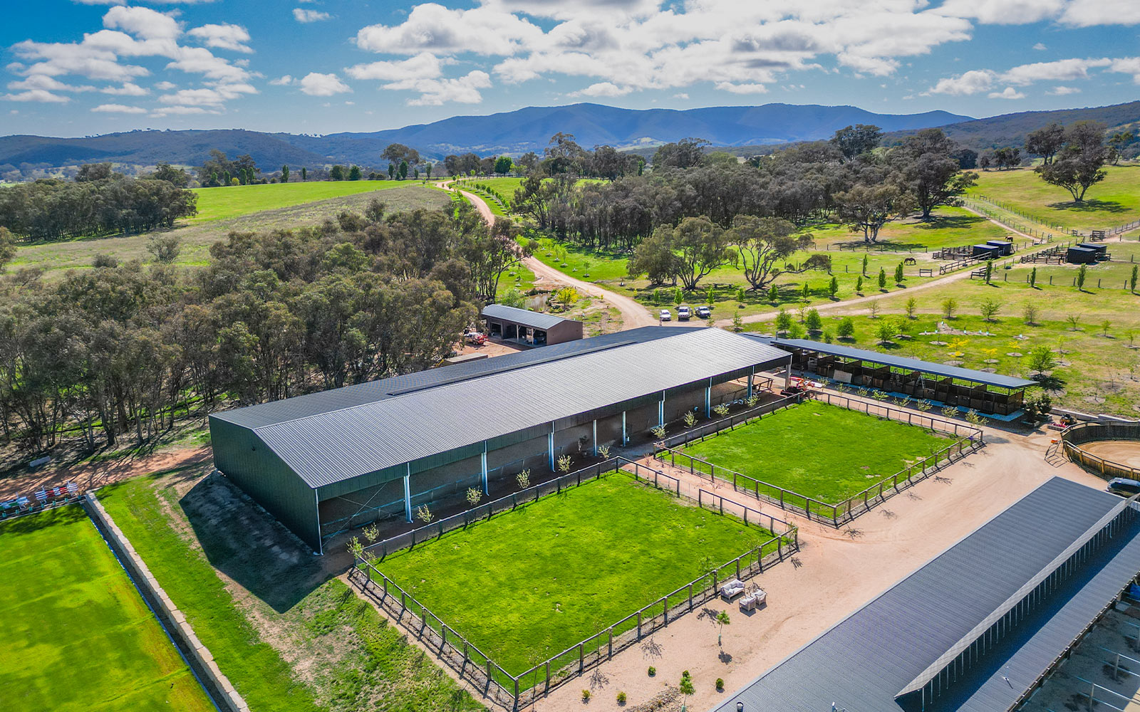 Winterwood Farm indoor dressage arena