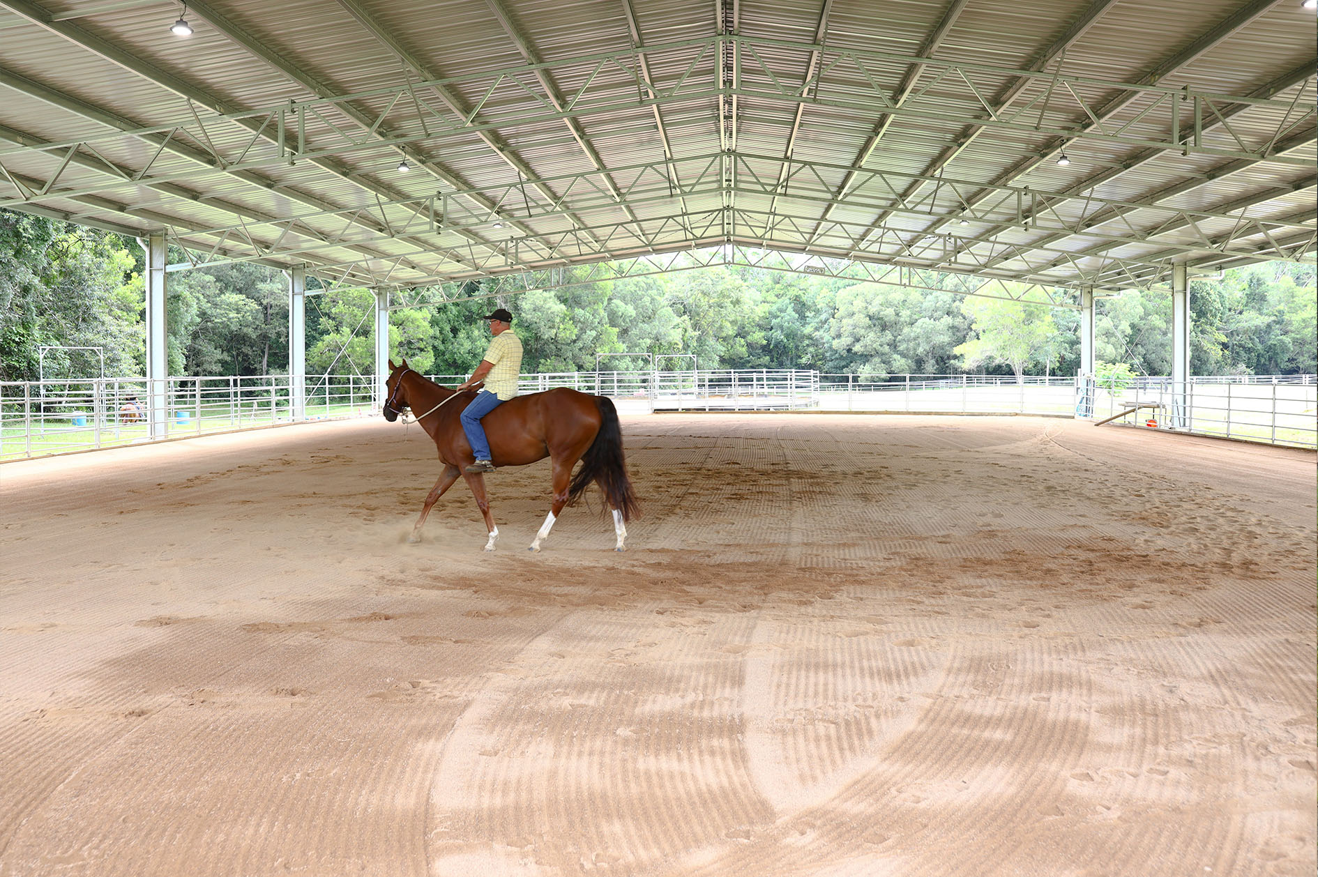 Western riding arena
