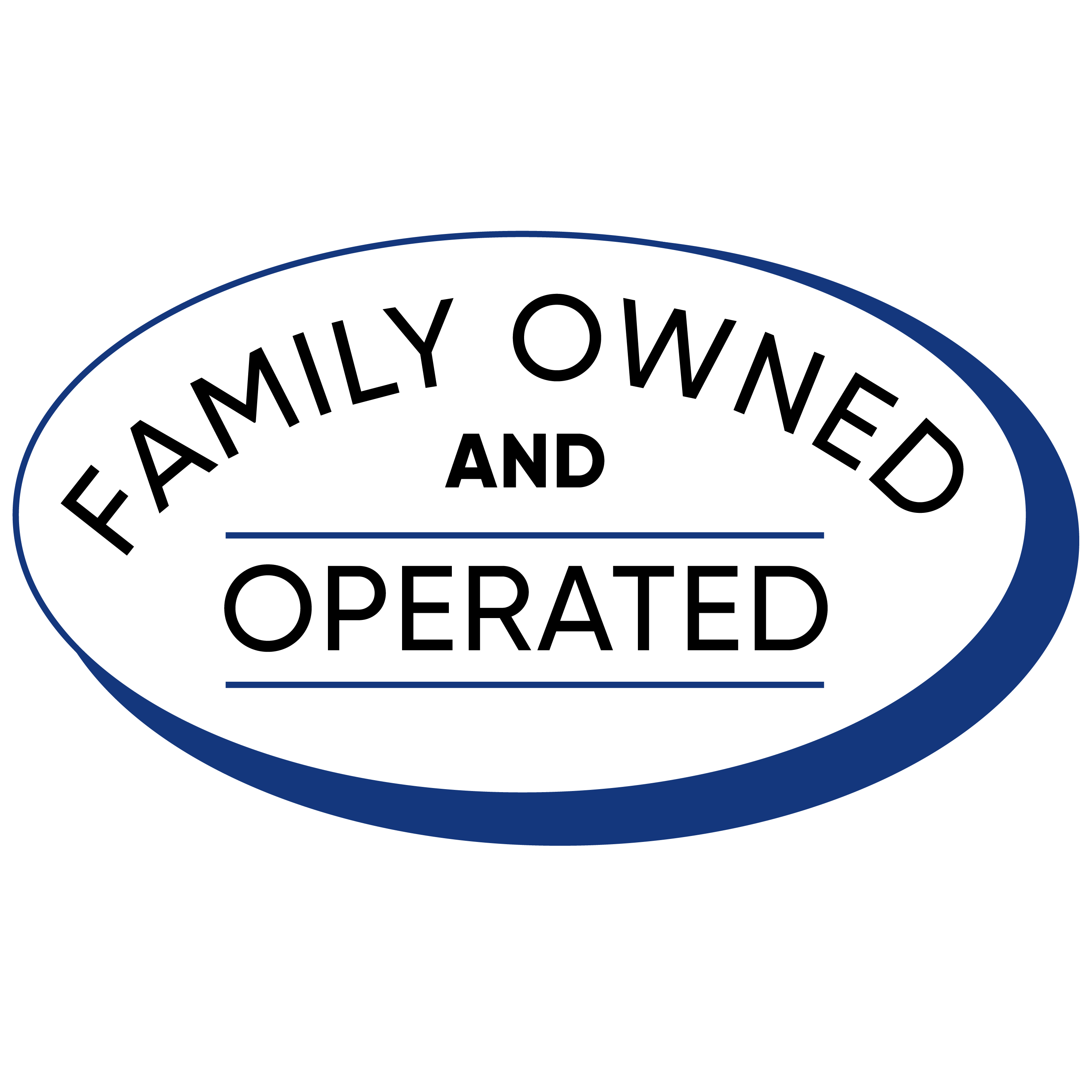 Family owned and operated badge