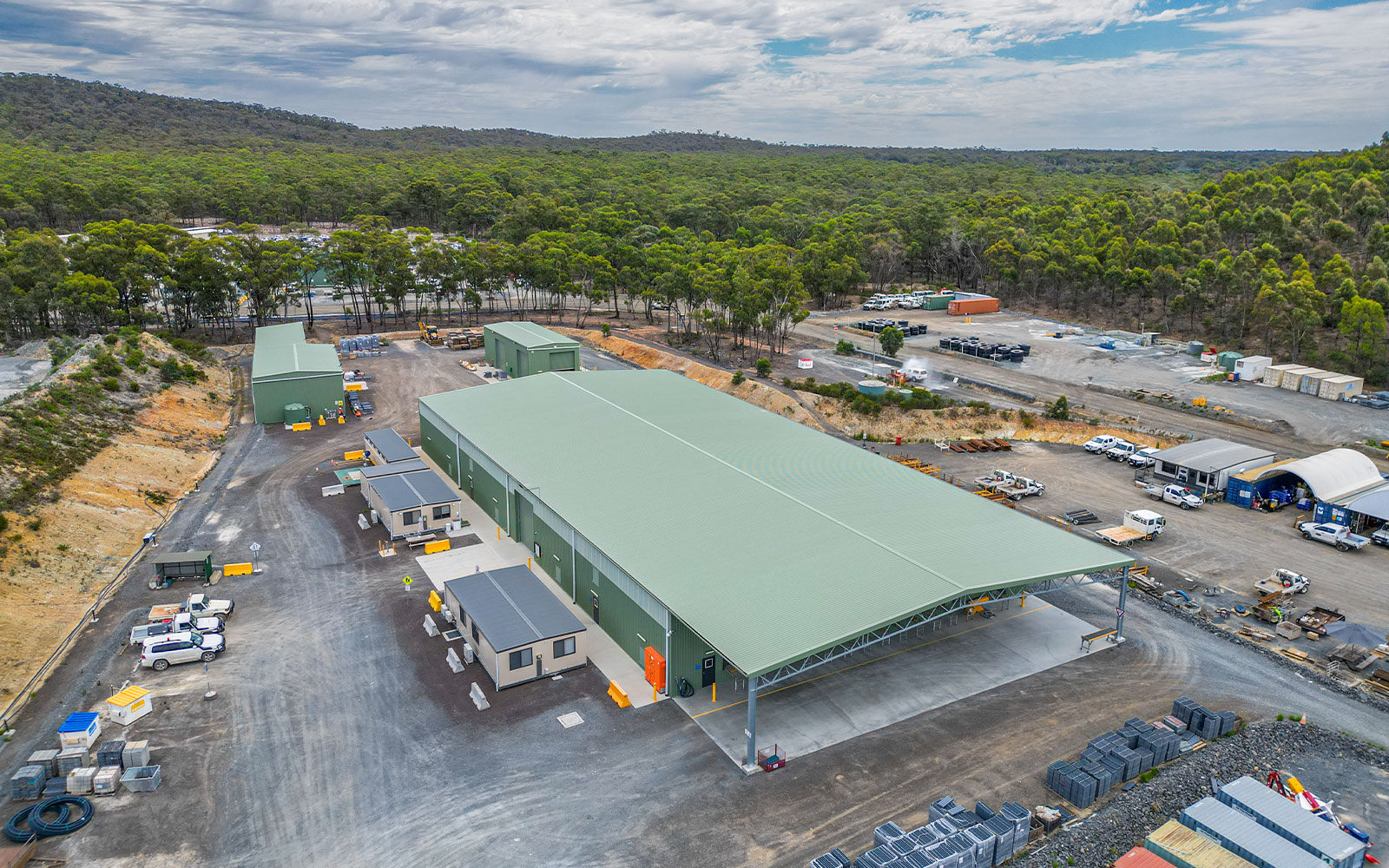 Agnico Eagle large industrial building