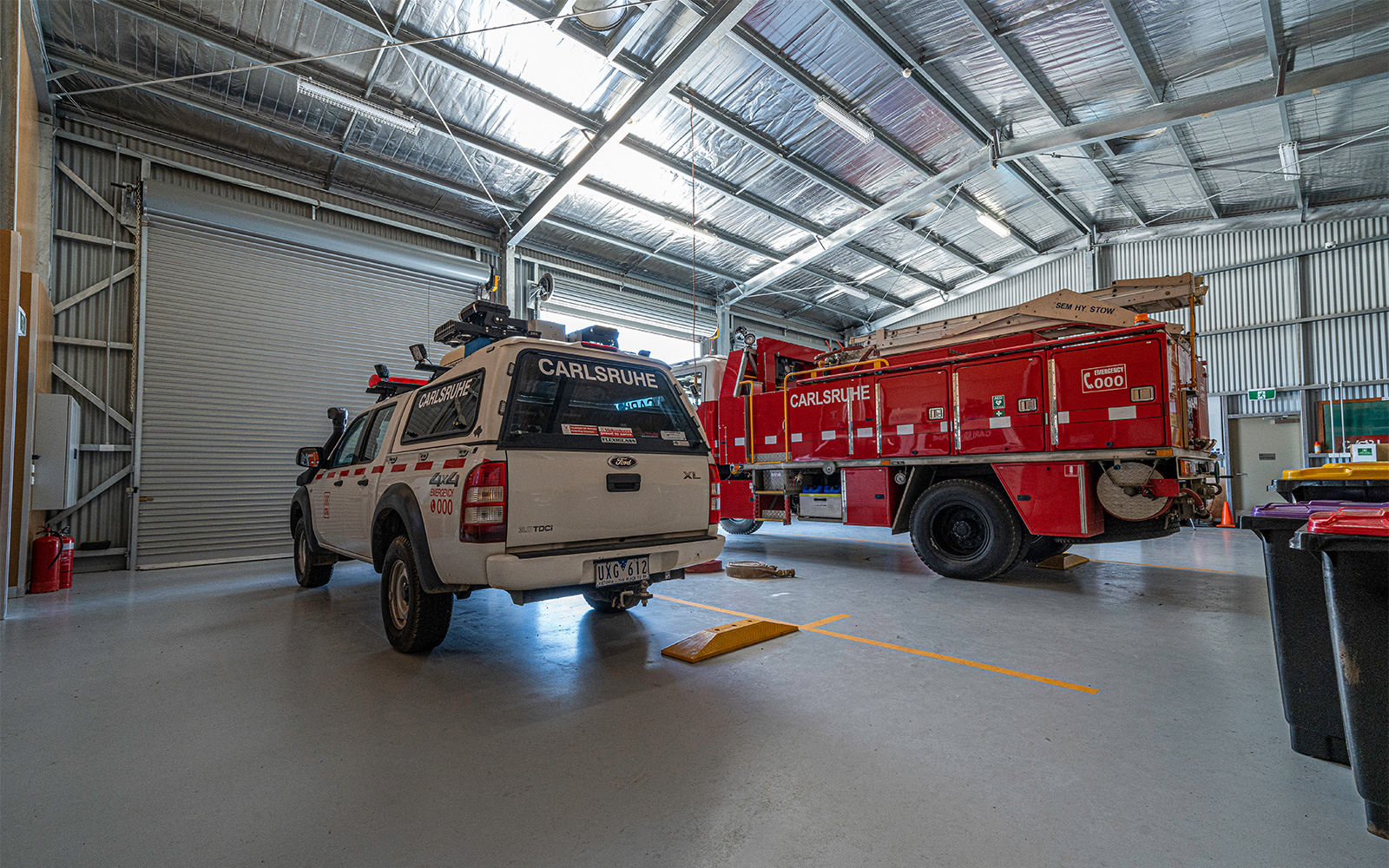 Carlsruhe CFA emergency services shed