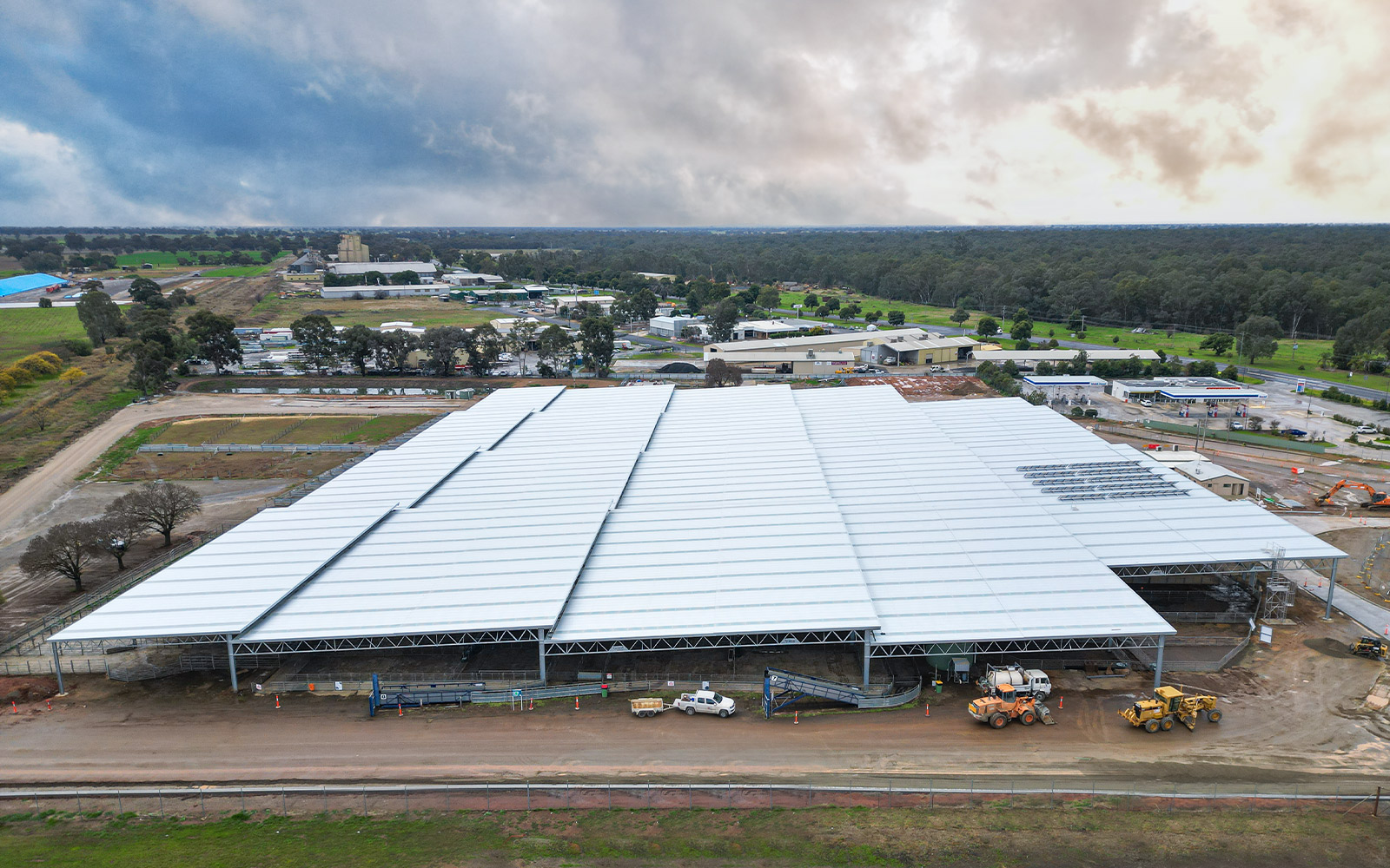 Corowa Saleyards industrial cover