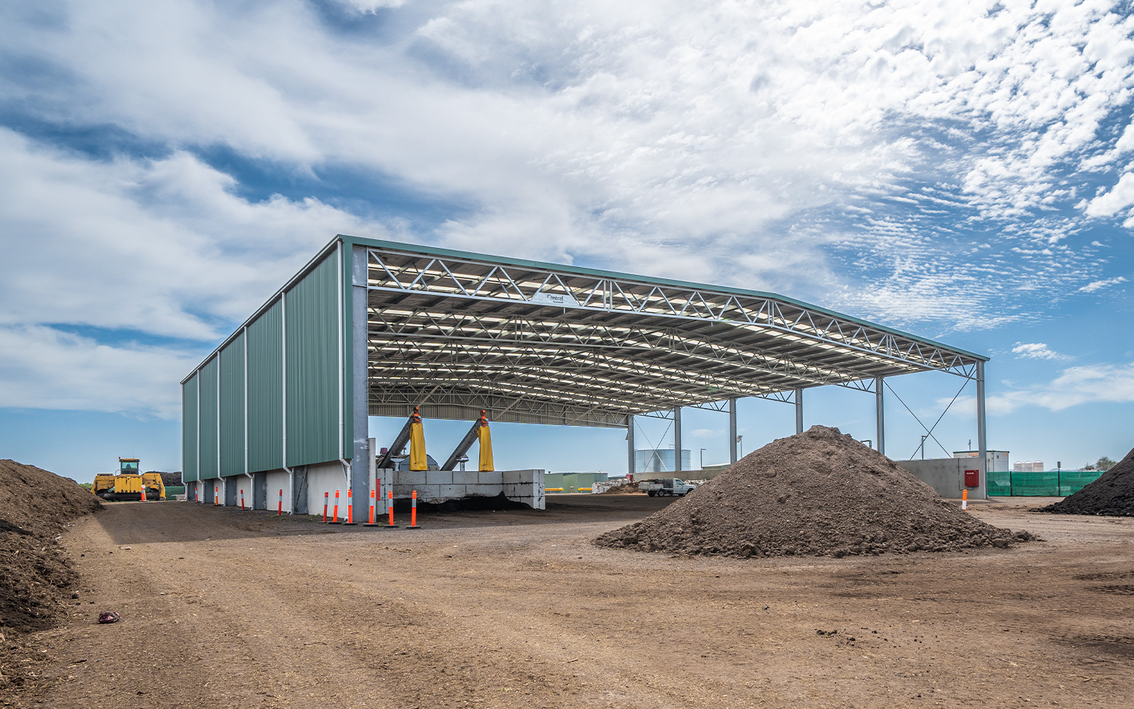 Geelong Council bulk storage shed