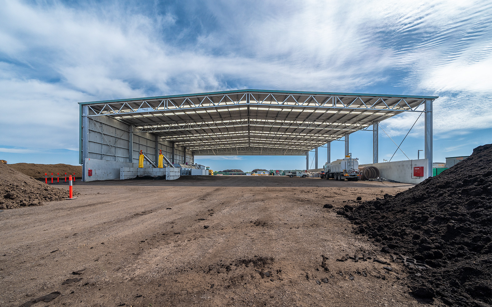 Geelong Council bulk storage shed