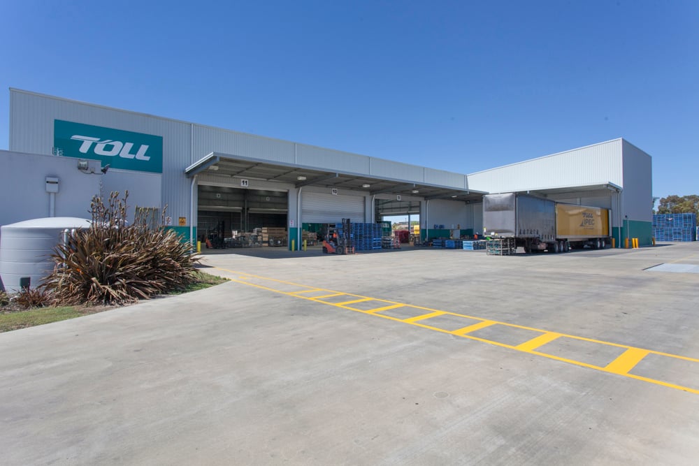 Toll distribution industrial depot