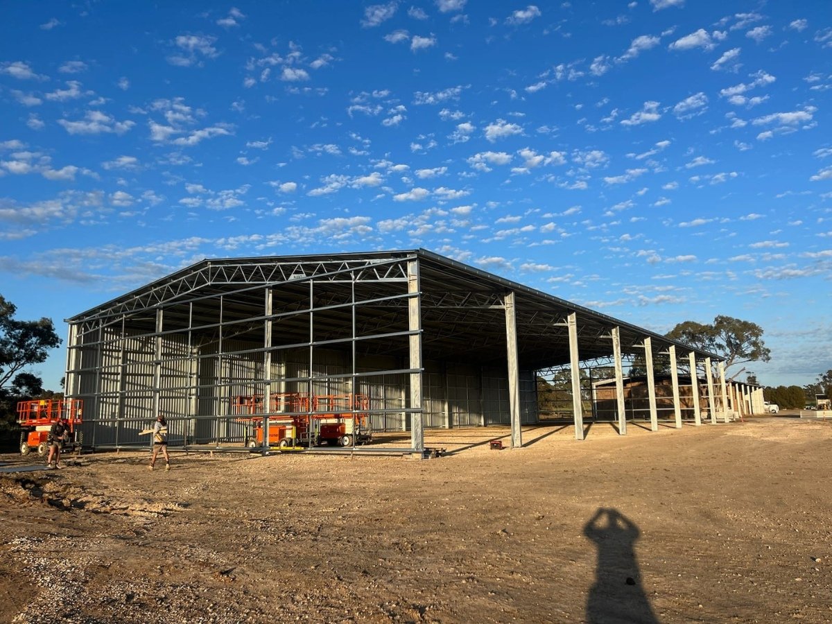 Hay shed