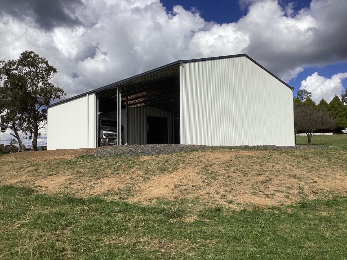 Machinery shed  