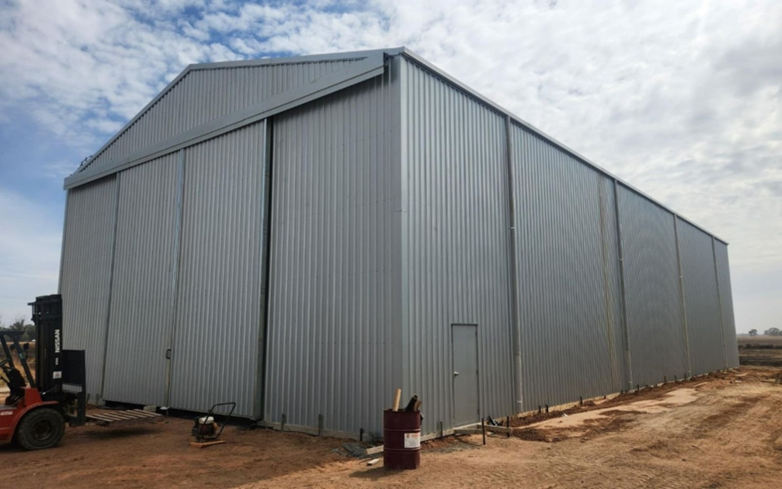 Fertilizer shed