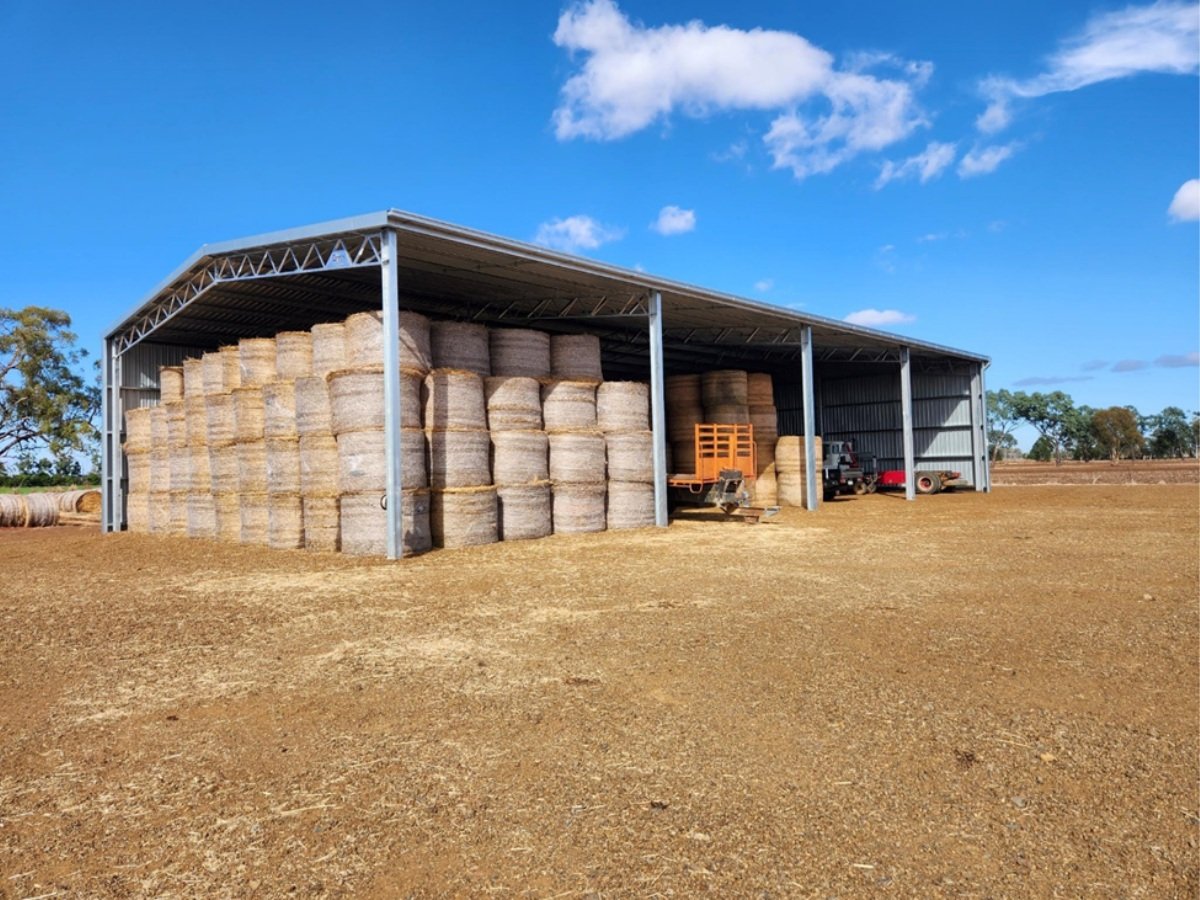 Hay shed