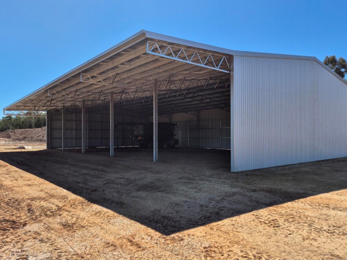 Hay shed or stock shed