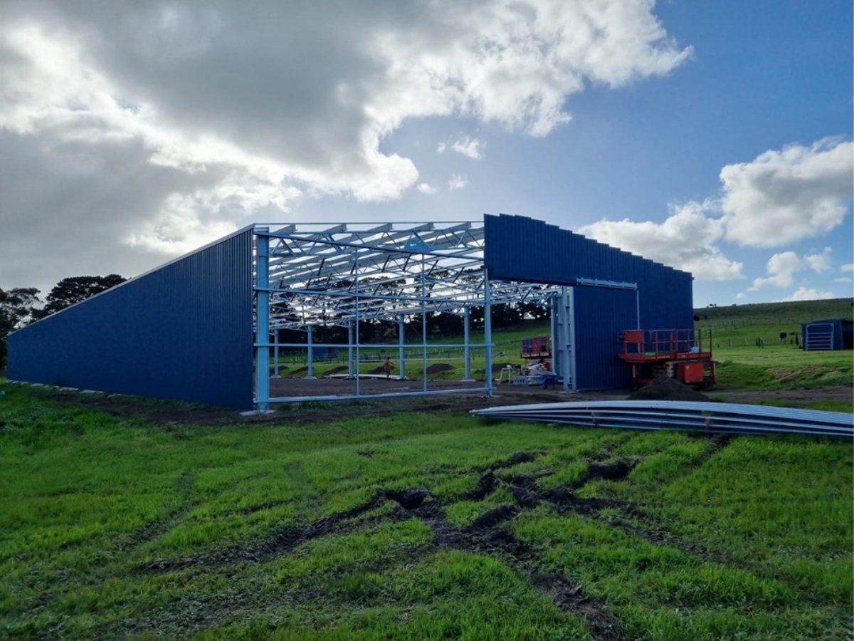 Indoor dressage arena