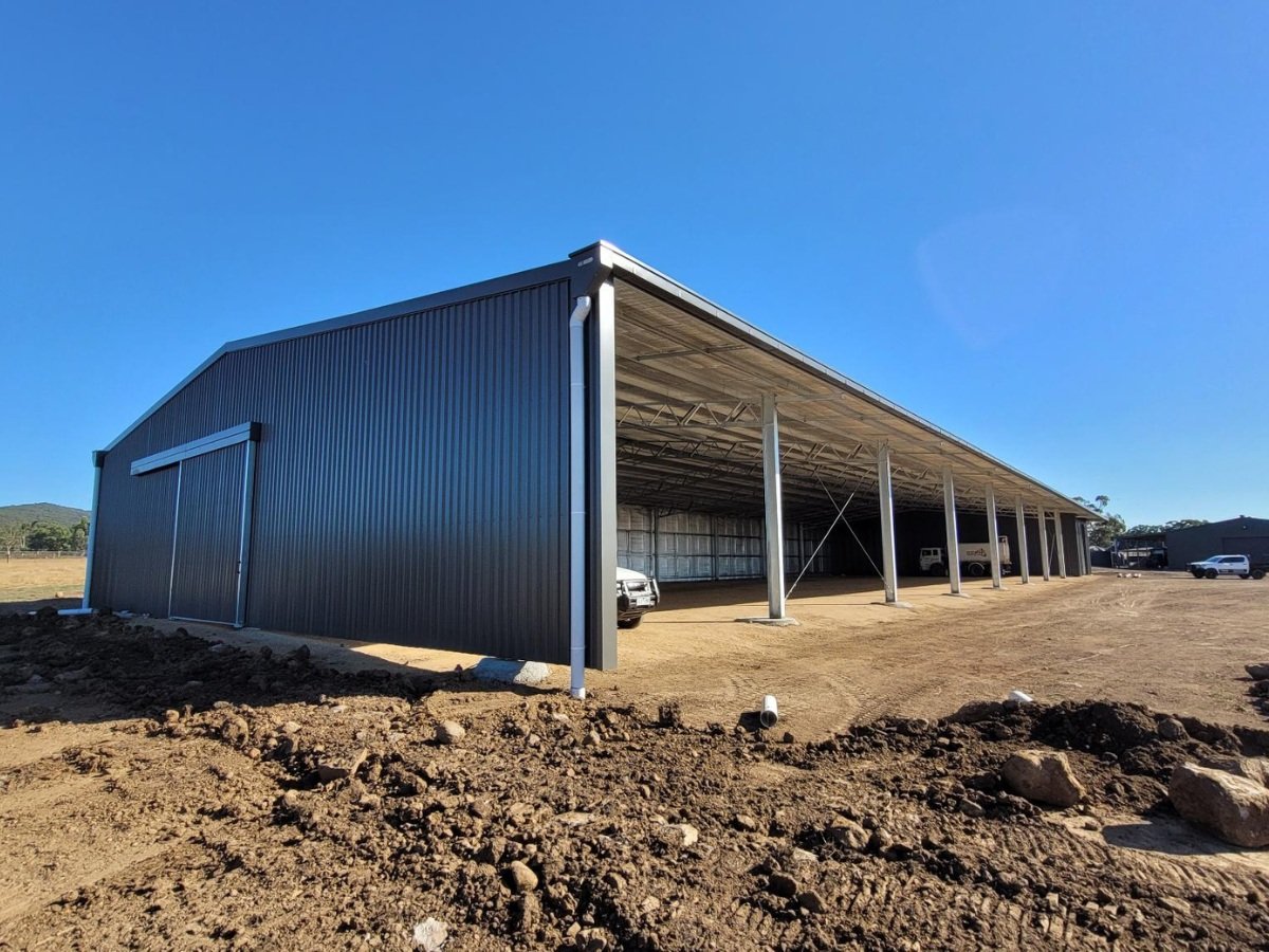 Indoor dressage arena