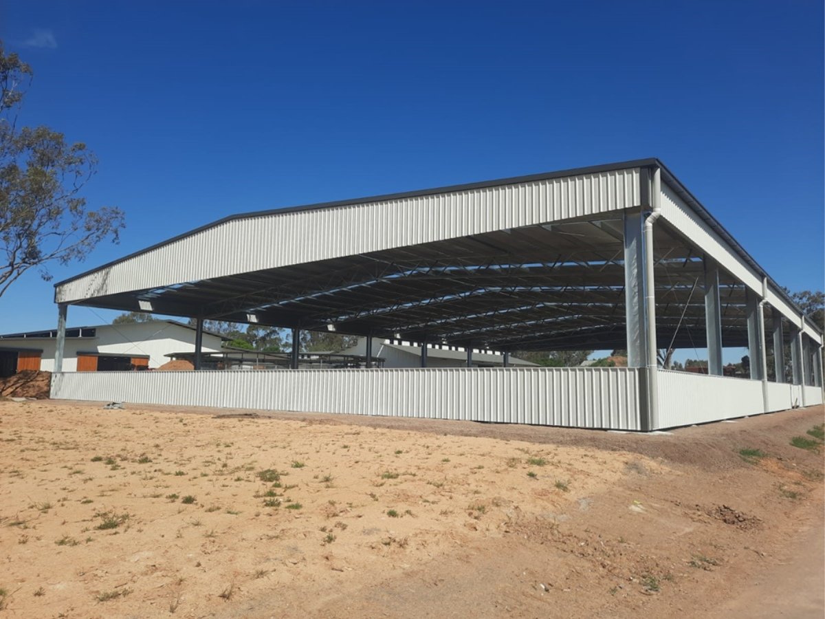 Indoor dressage arena