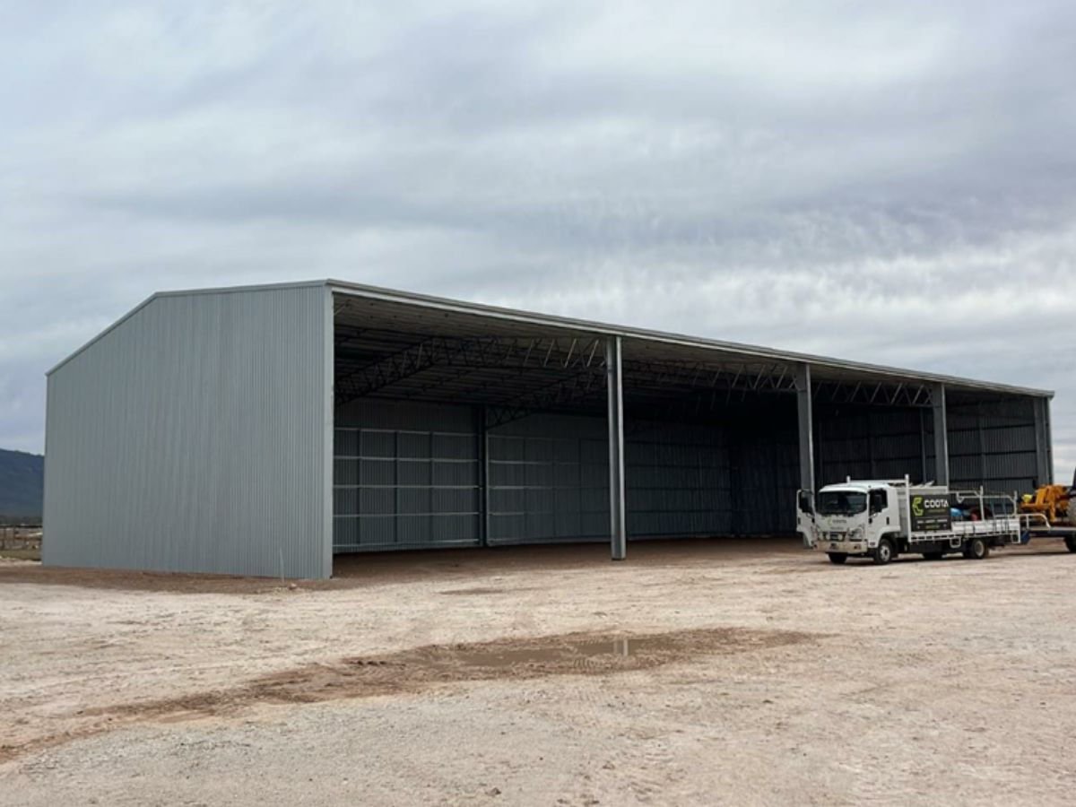 Caleb Girdham hay shed