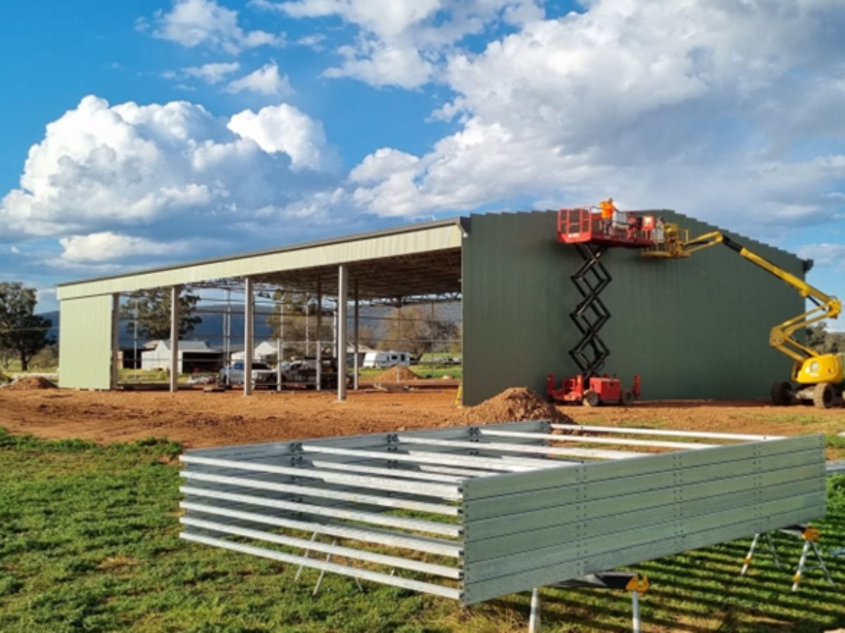 Machinery shed