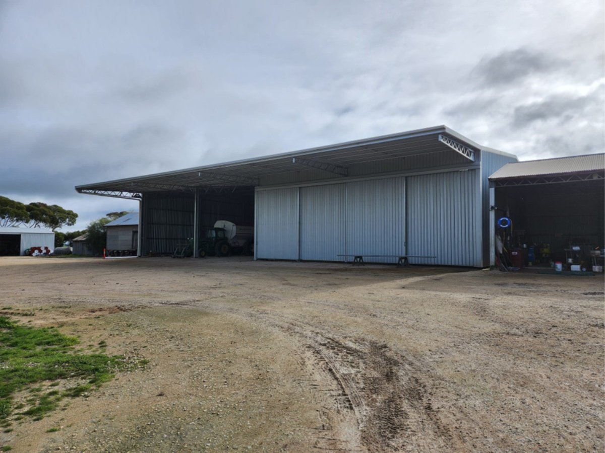 Garry and Adam Wallis agricultural workshop