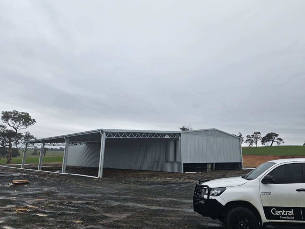 Ollie Warner – shearing shed and yard cover