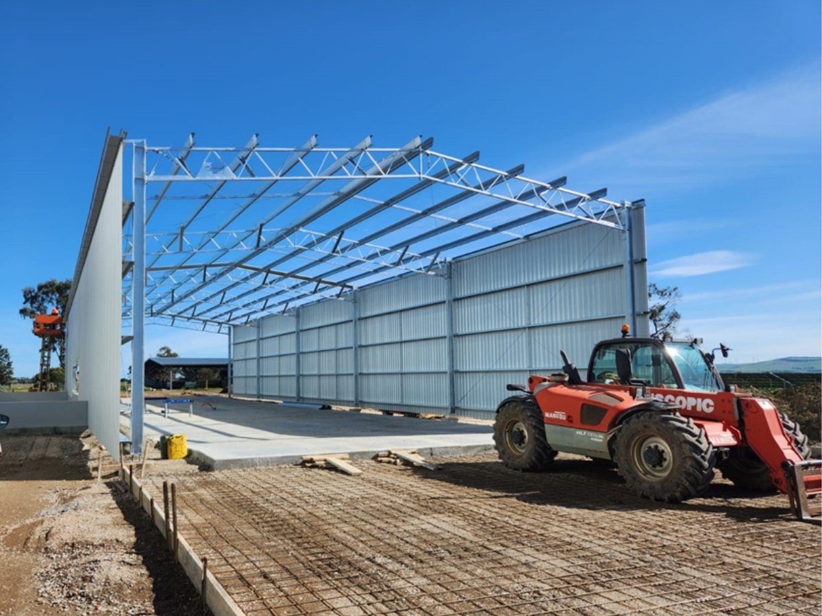 Machinery shed