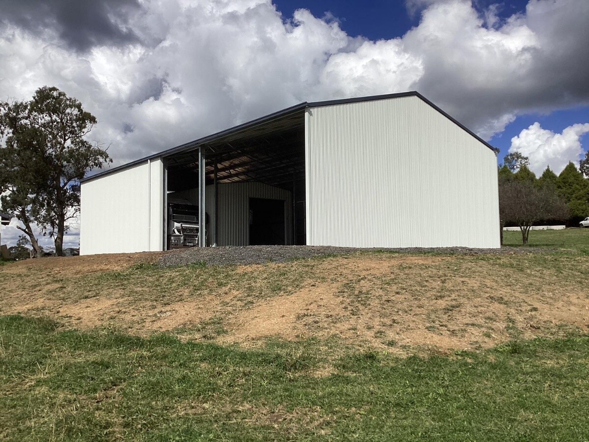 Machinery shed