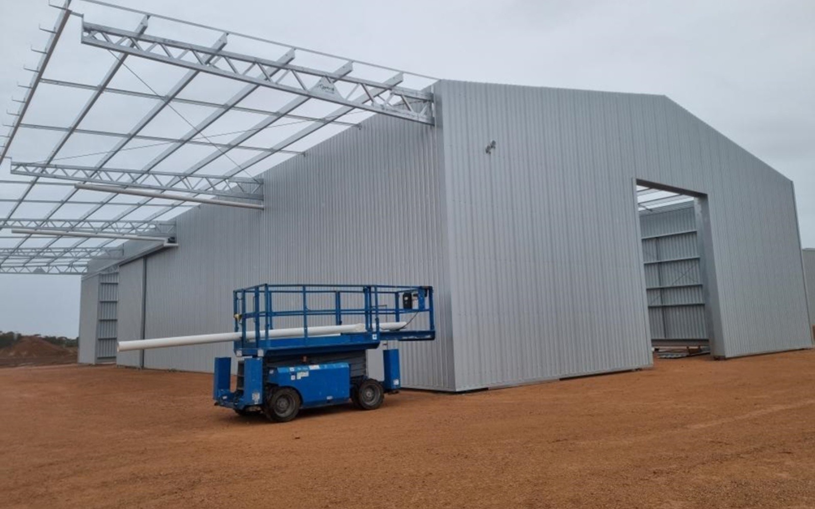 Machinery shed