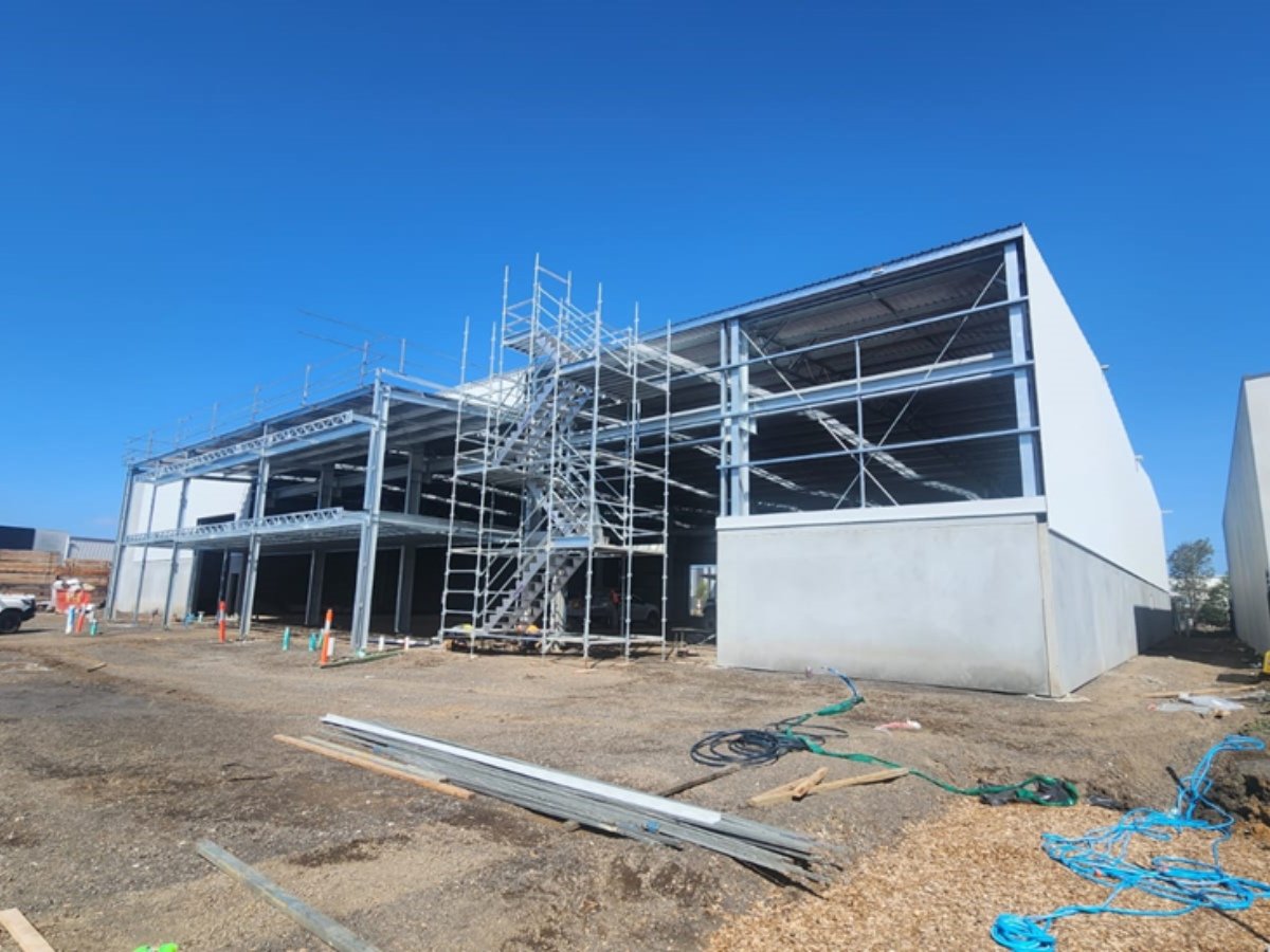 Combined office and warehouse