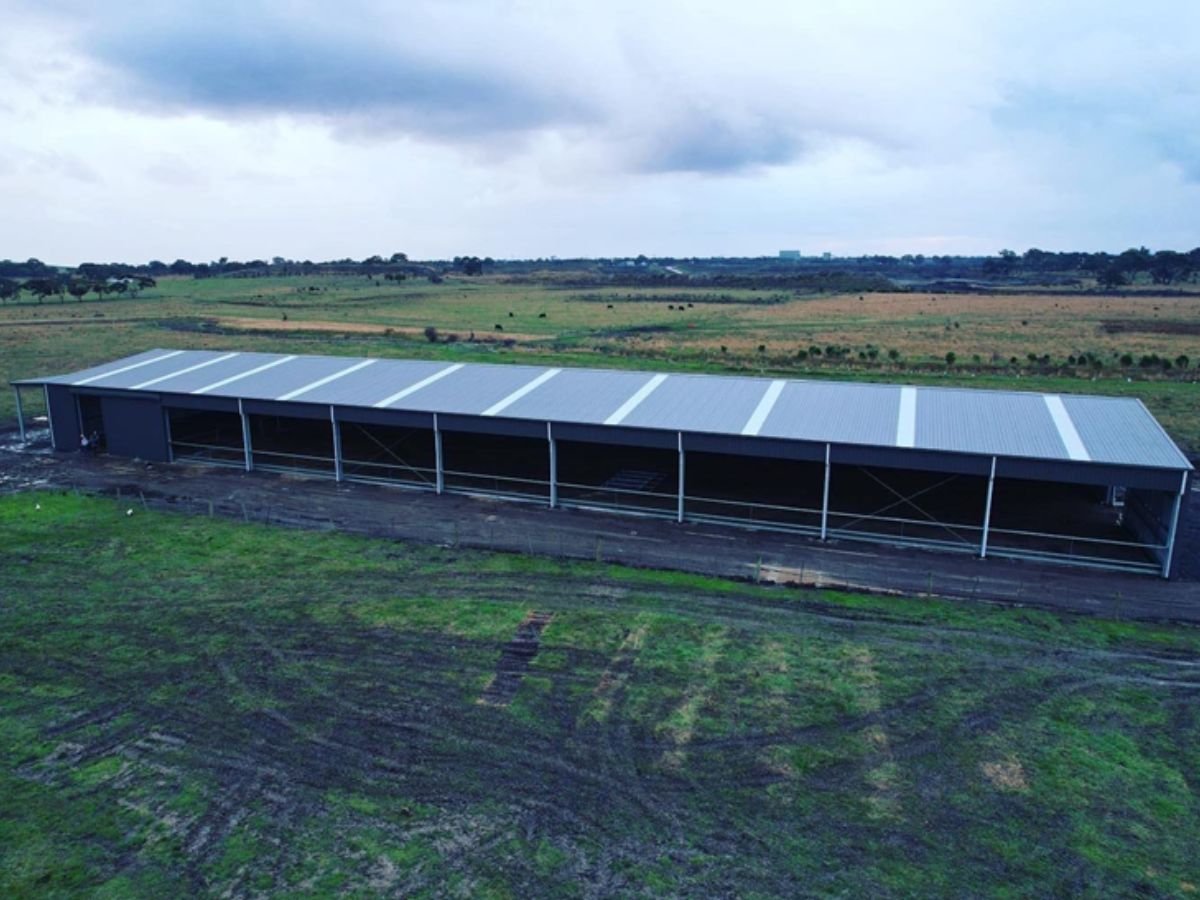 Indoor dressage arena