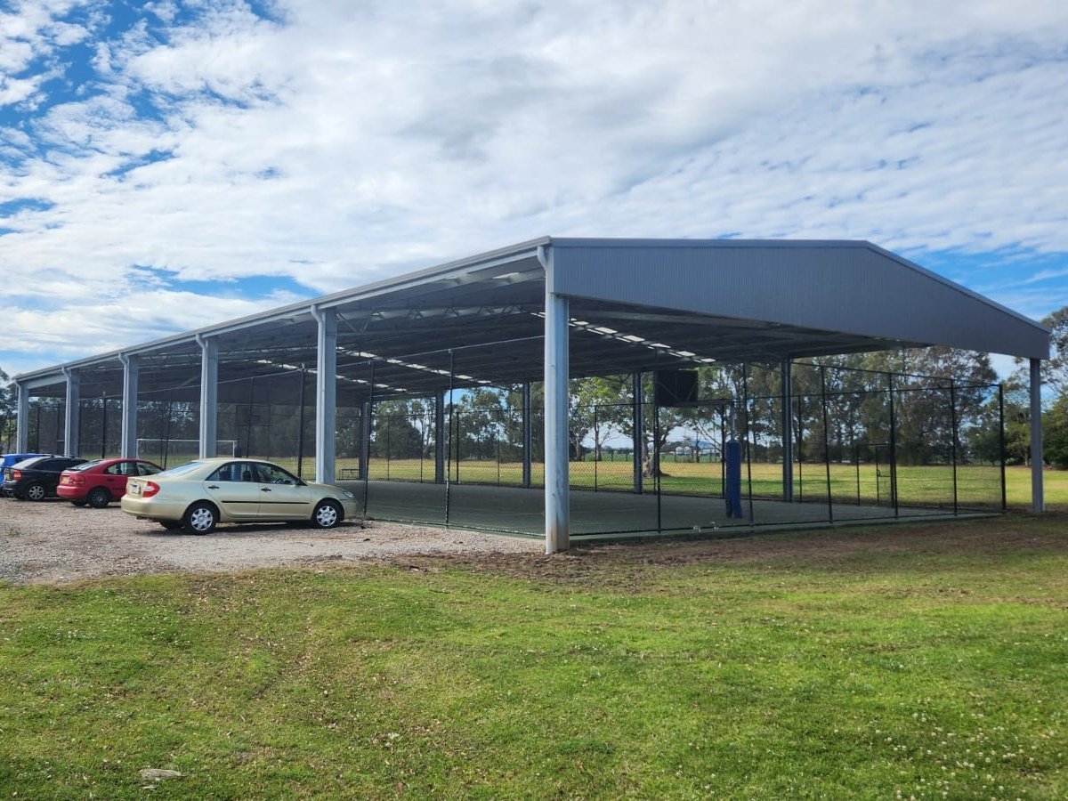 Multifab Industries recreational ball court cover
