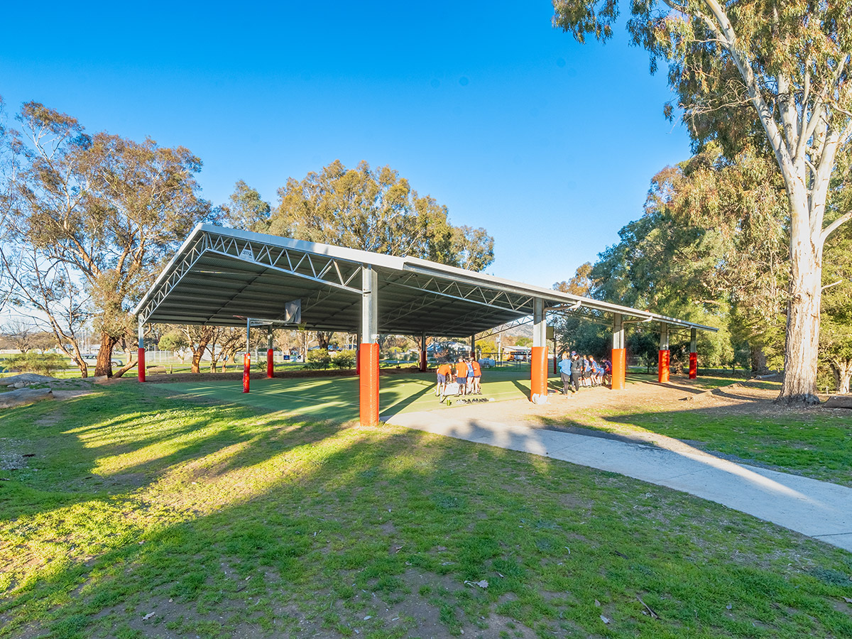 Avenel Primary School ball court cover