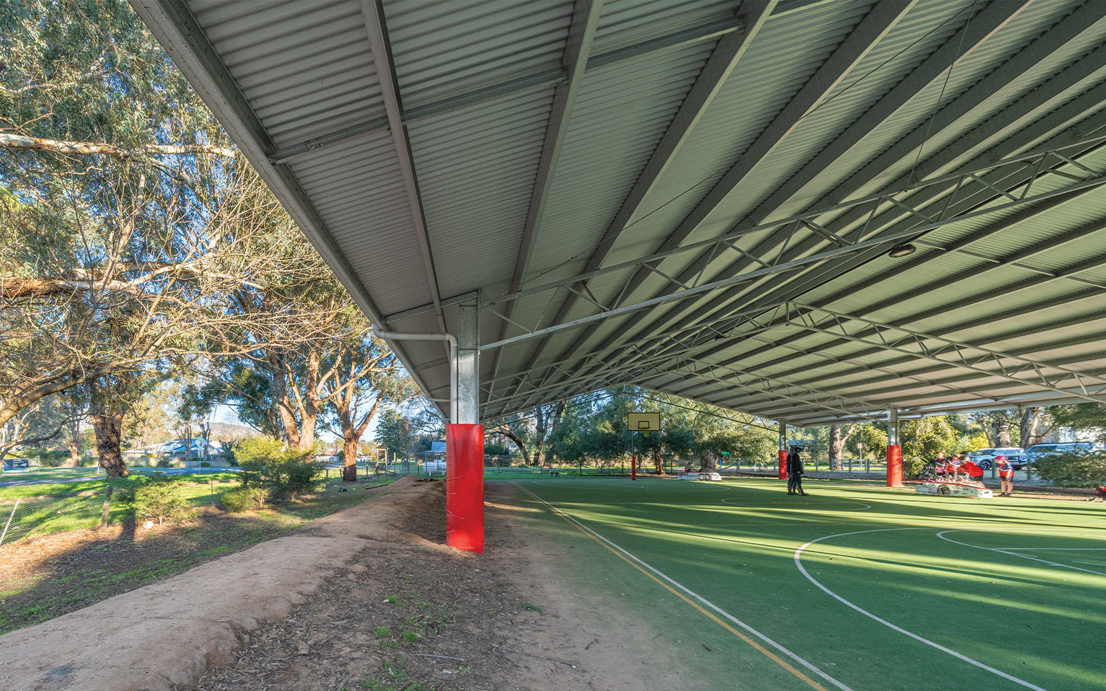 Avenel Primary School ball court cover