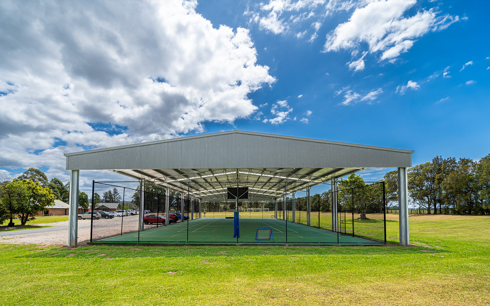 Calderwood Christian School sports field cover