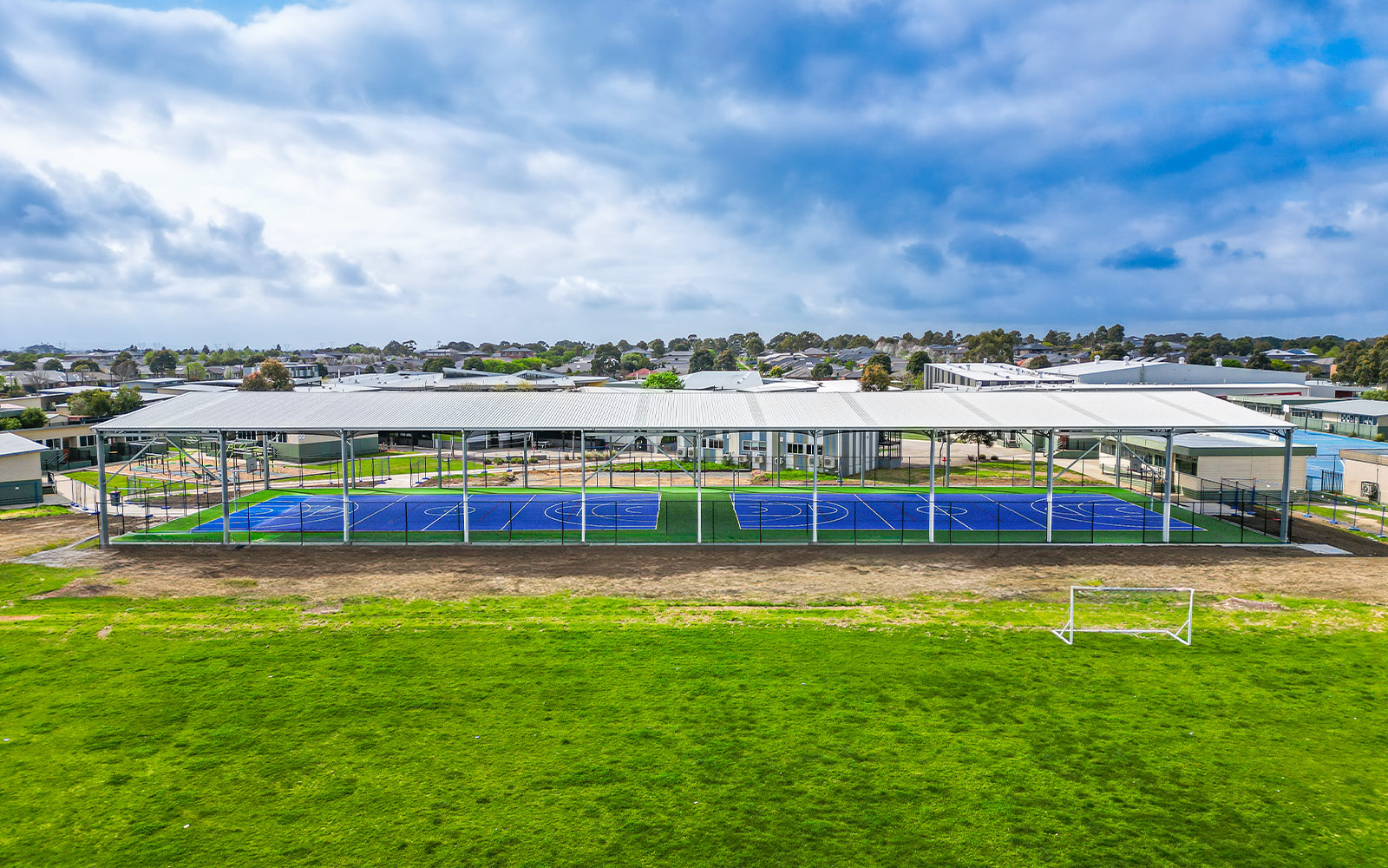 Cranbourne East Secondary School ball court cover