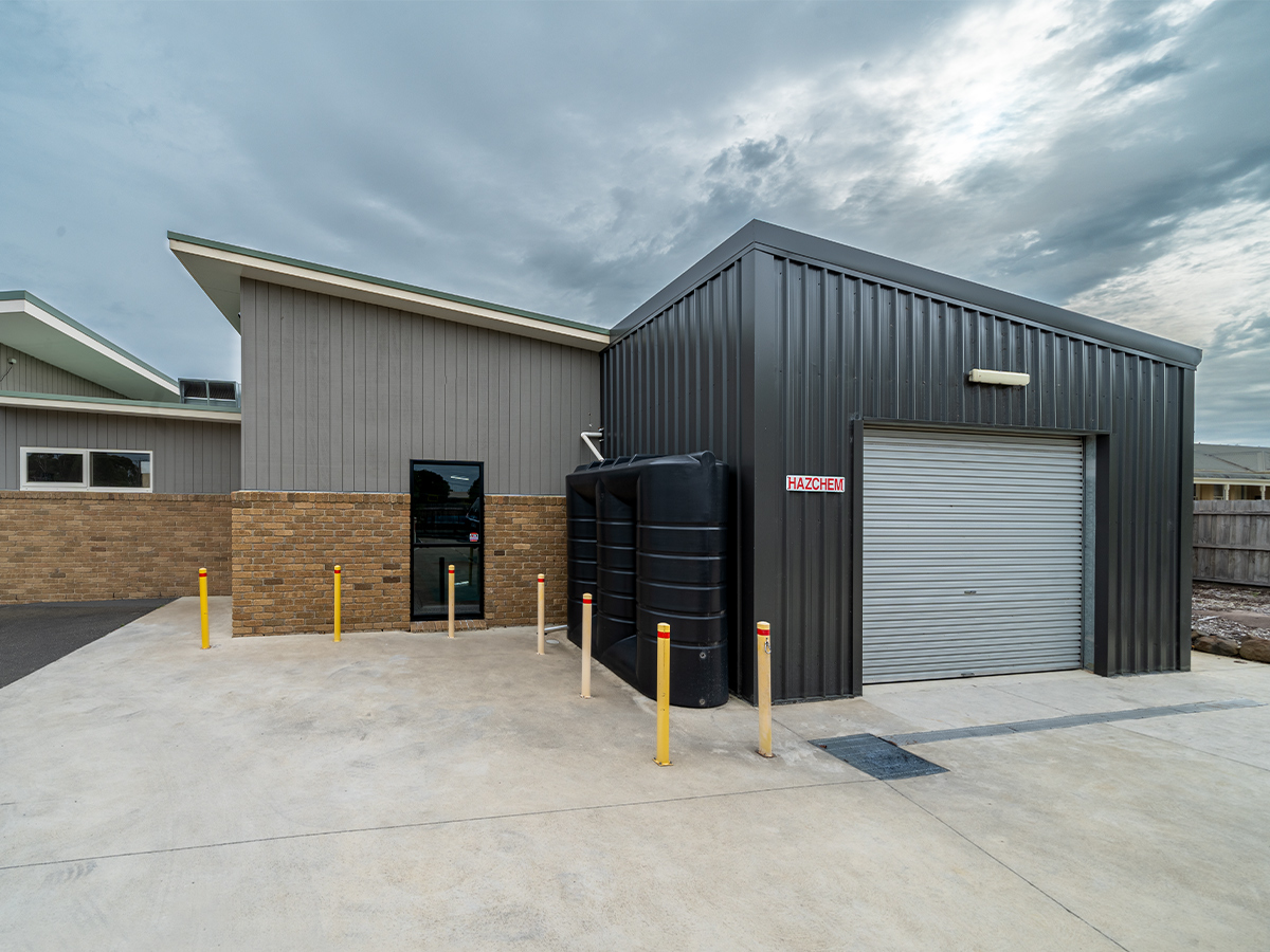 Leopold Swim School clubrooms