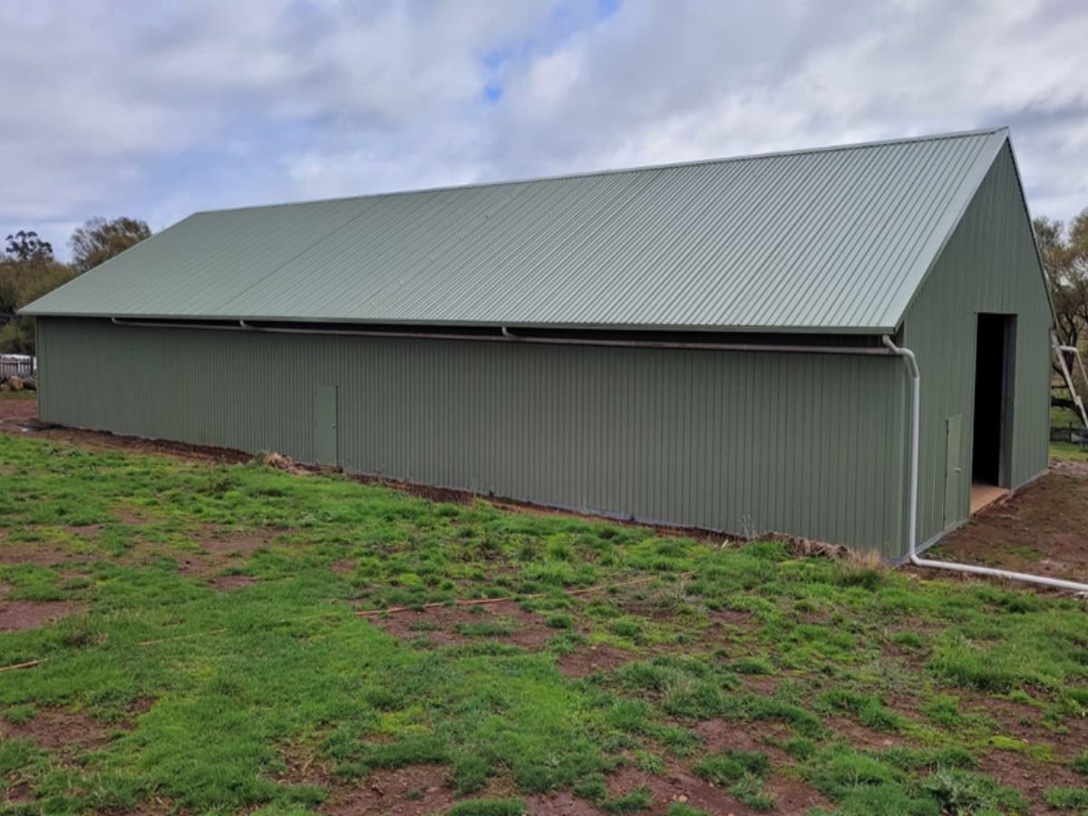 Peter Crawford machinery shed