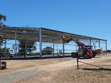 Gregory Speirs machinery shed