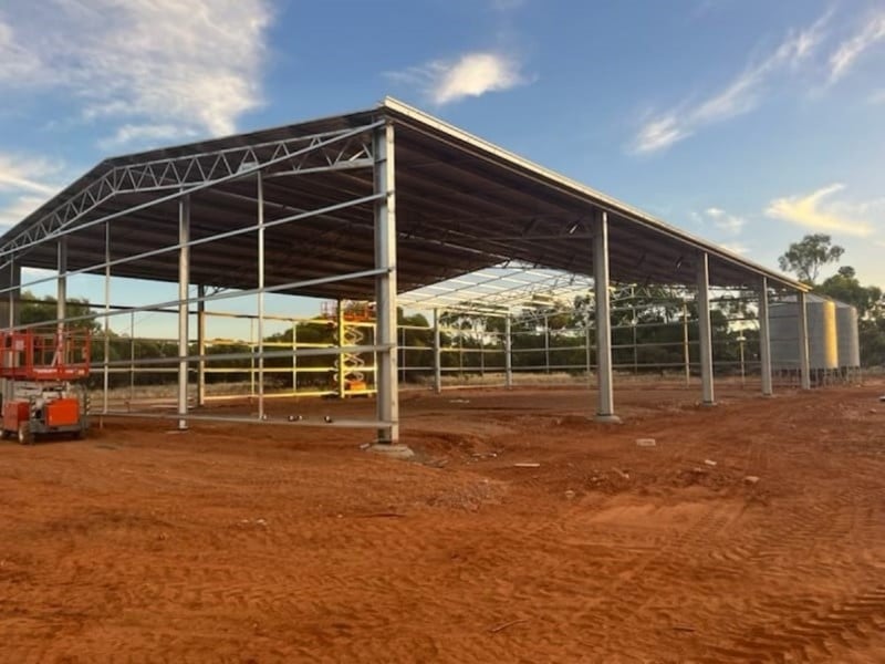 Riordan hay shed