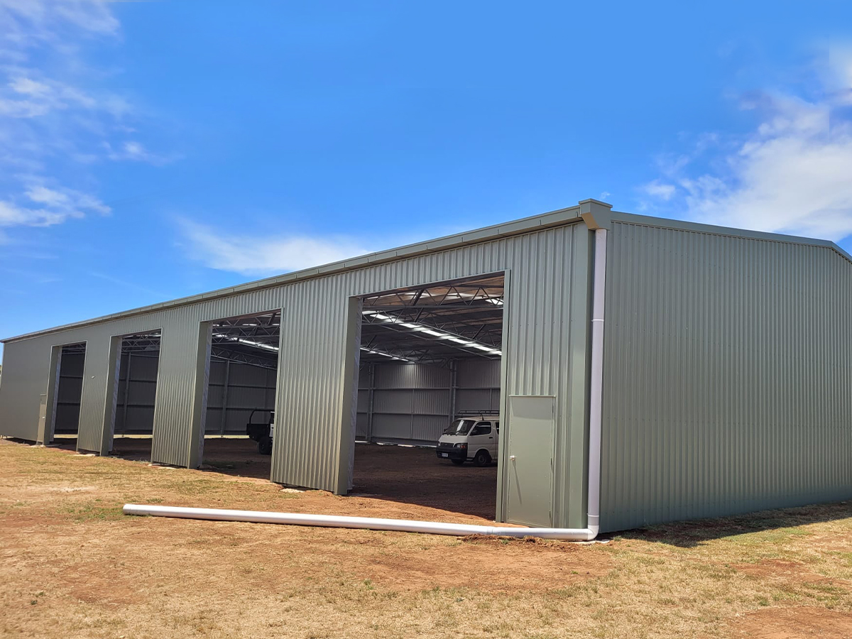 Roger Schembri machinery shed