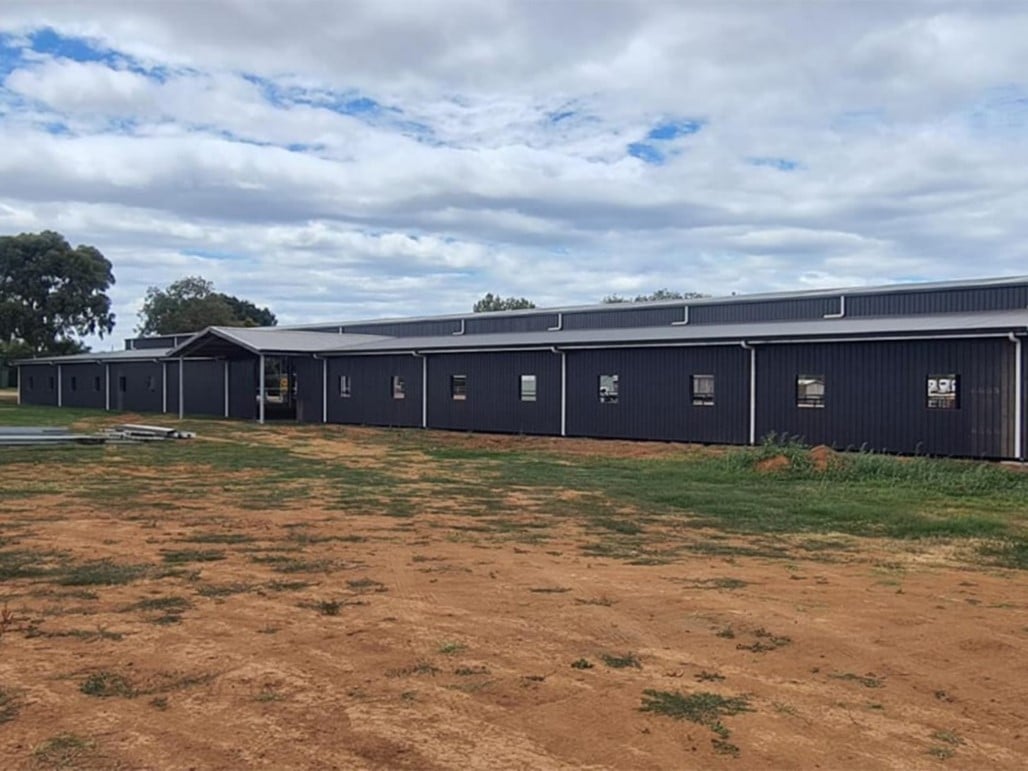 Andrew Fragapane combined indoor arena and stable complex  5