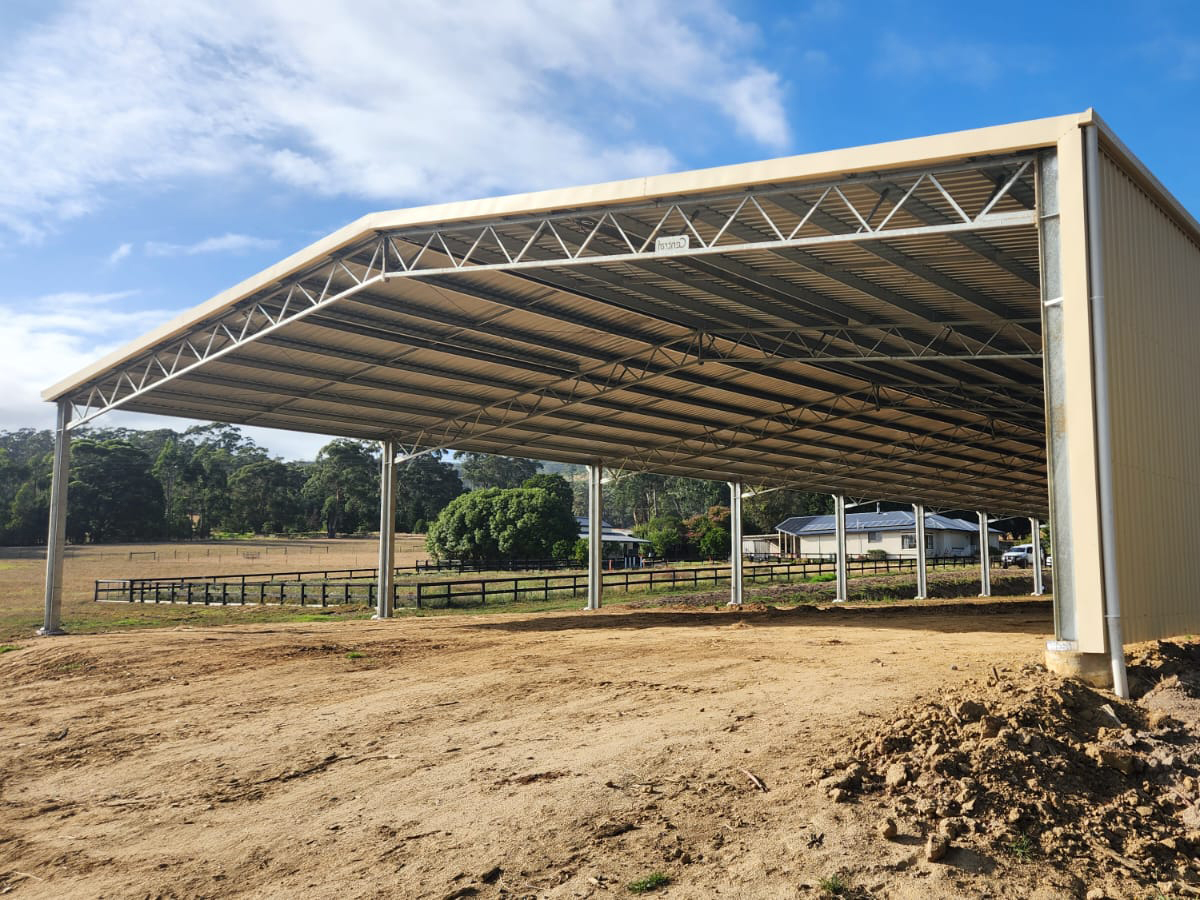 Belinda Casey indoor dressage arena