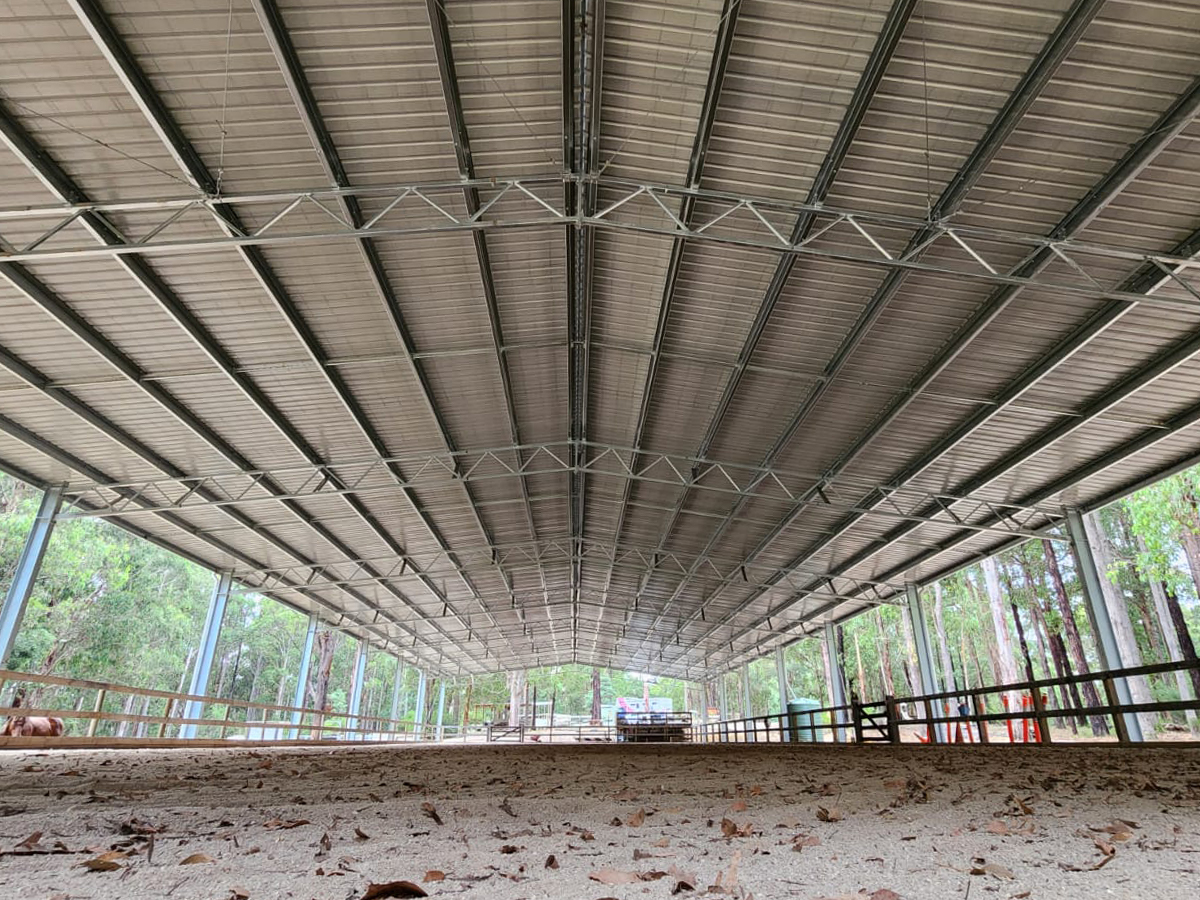 Helen Watson indoor dressage arena