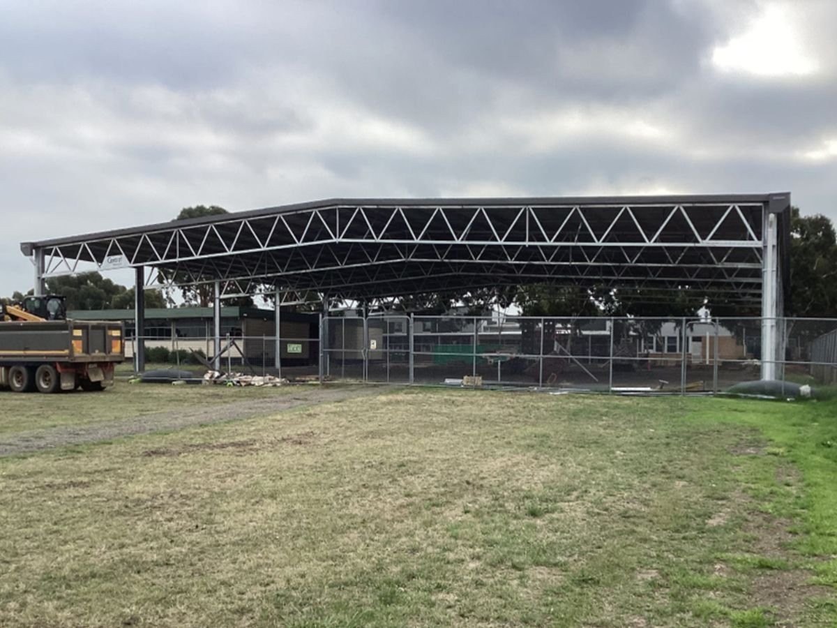 Roxburgh College ball court cover