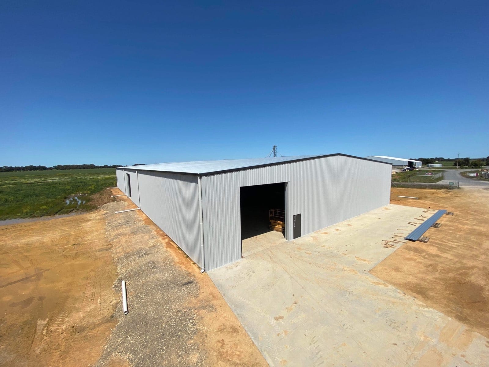 South Pacific Seeds industrial storage shed 3