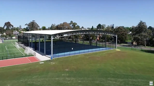 St Johns regional college ball court cover_RE