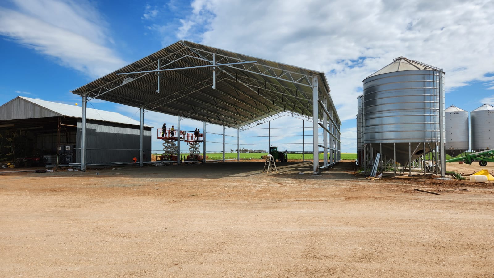 Dustin Ballentine machinery shed