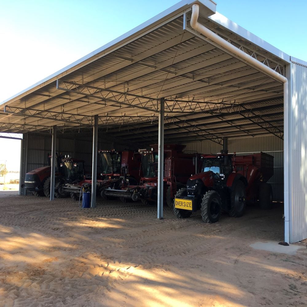 Machinery shed 