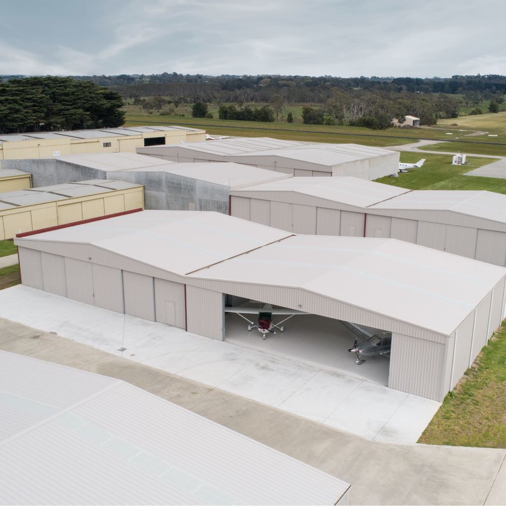 Aircraft multi tenant warehouse