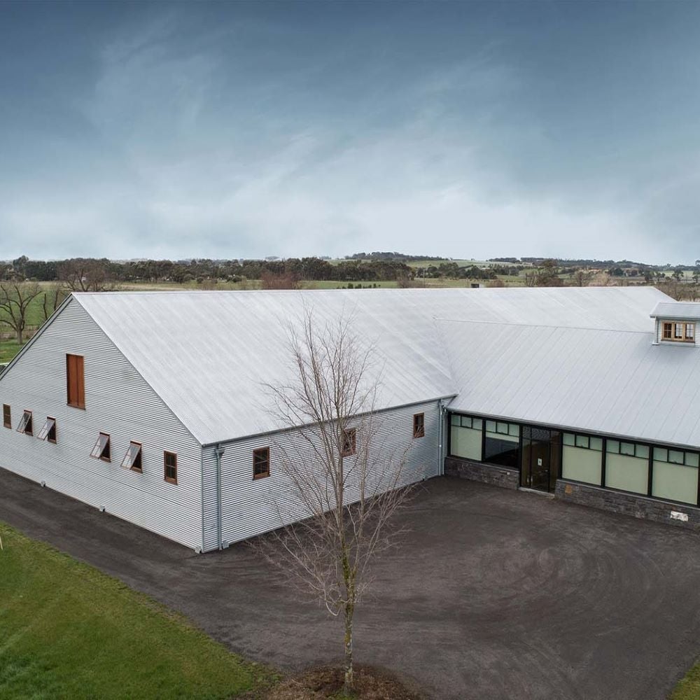 Tasting and brewery building