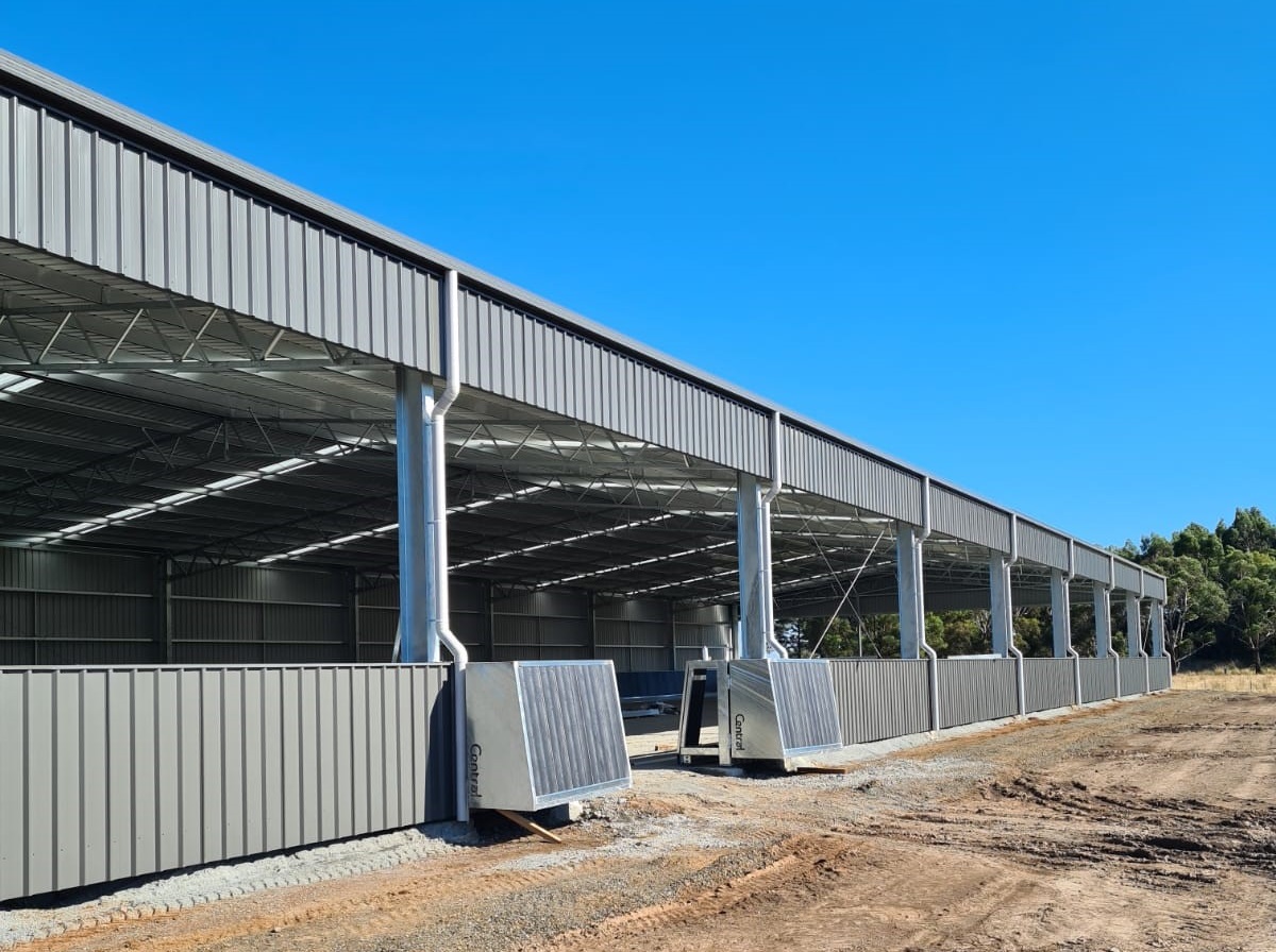 Deborah Oliver combined indoor arena and stable complex