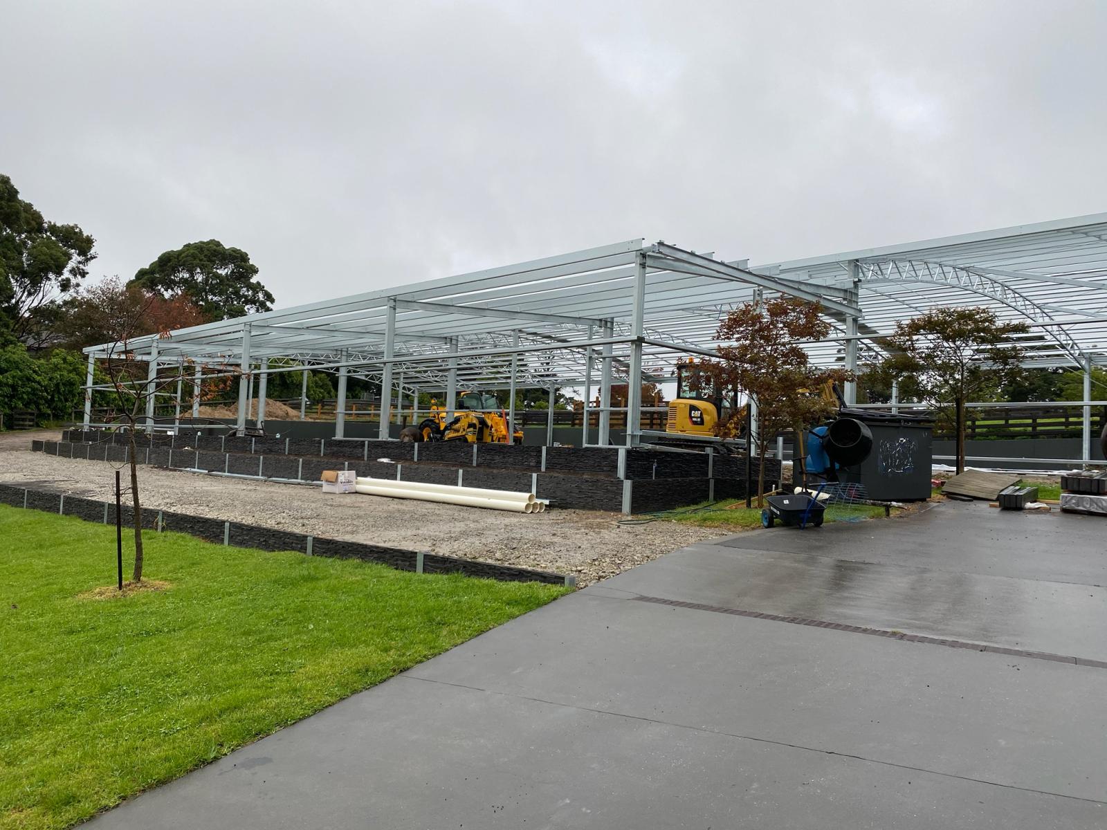 Julian Grech combined indoor arena and stable complex