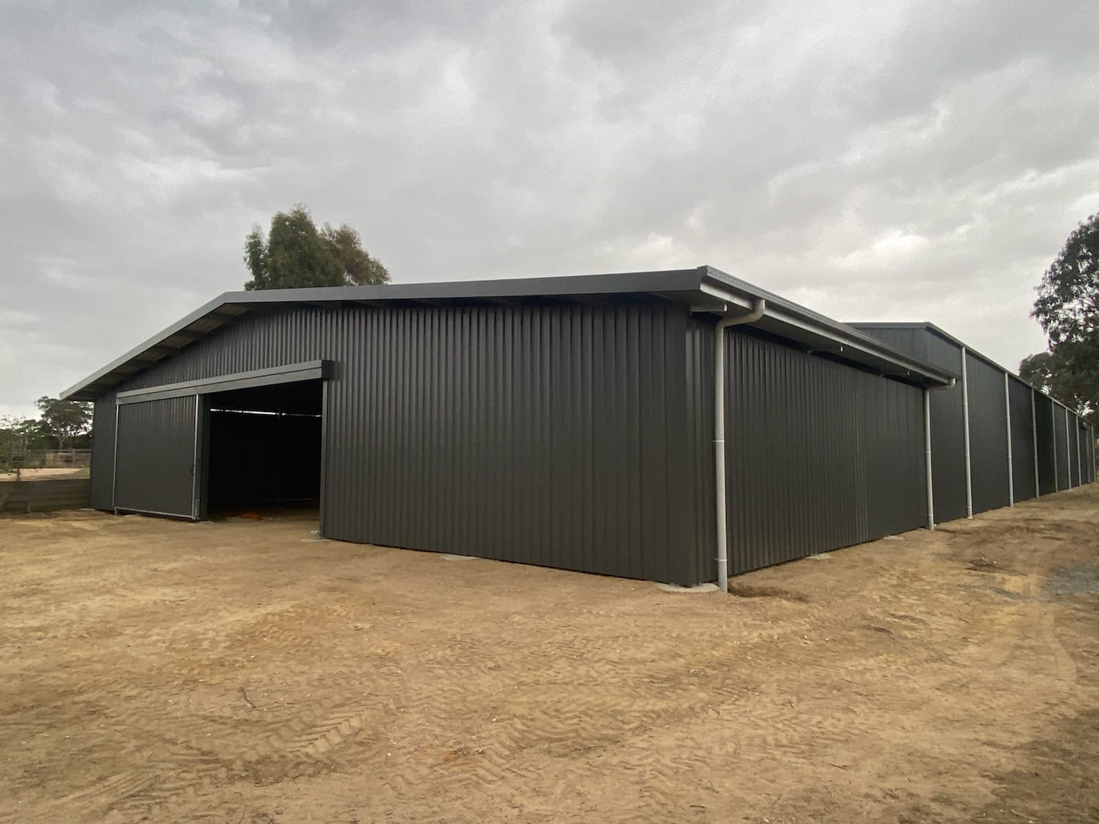 Claire Taranto combined indoor arena and stable complex