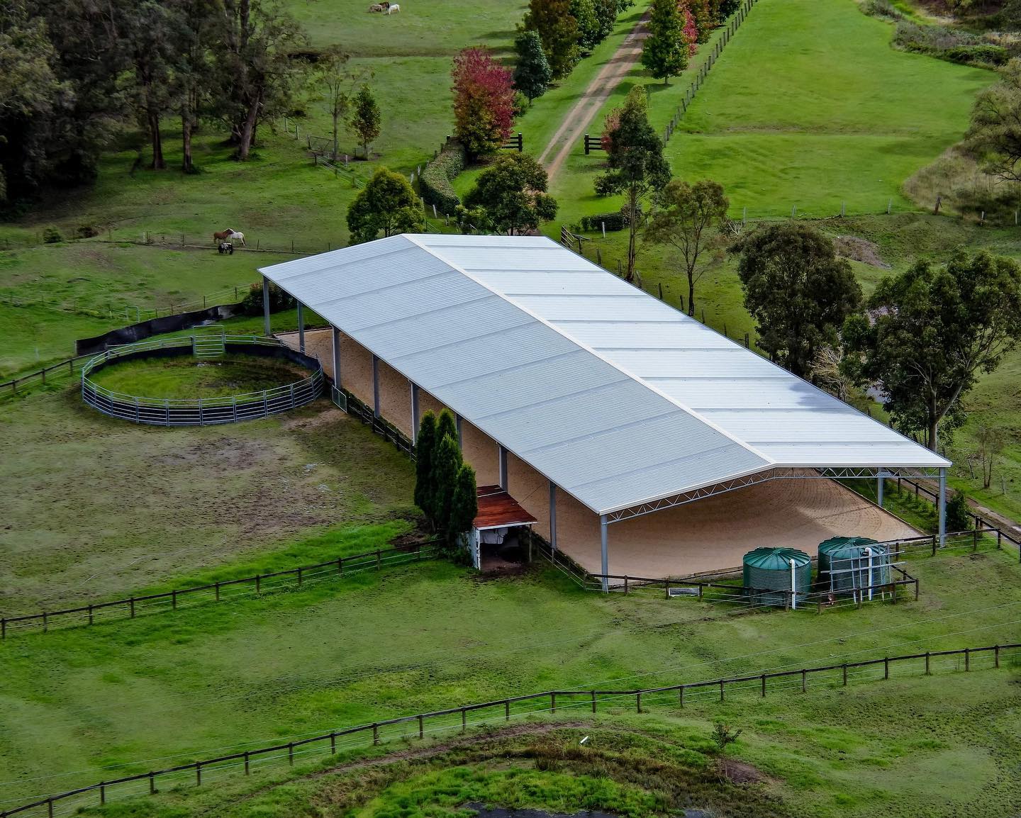 Tina Stansfield indoor dressage arena